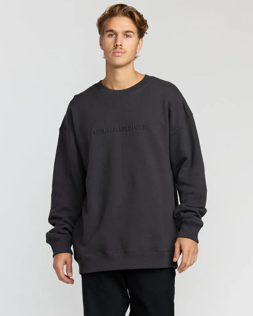 Billabong Mens Sweatshirt Iconic Emboss Crewneck