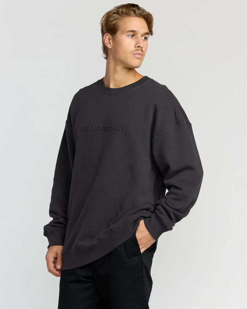 Billabong Mens Sweatshirt Iconic Emboss Crewneck