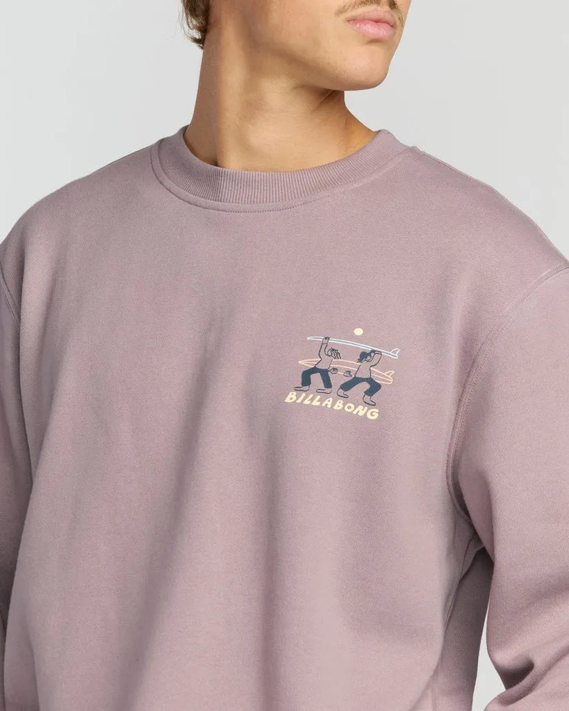 Billabong Mens Sweatshirt Split The Peak Crewneck