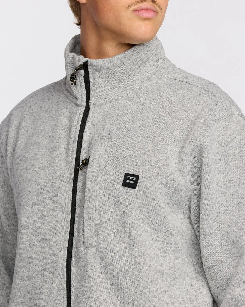 Billabong Mens Sweatshirt Boundary Mock Neck Zip