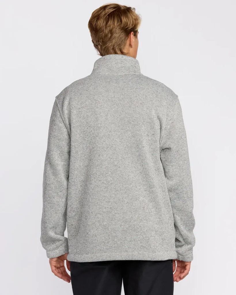 Billabong Mens Sweatshirt Boundary Mock Neck Zip