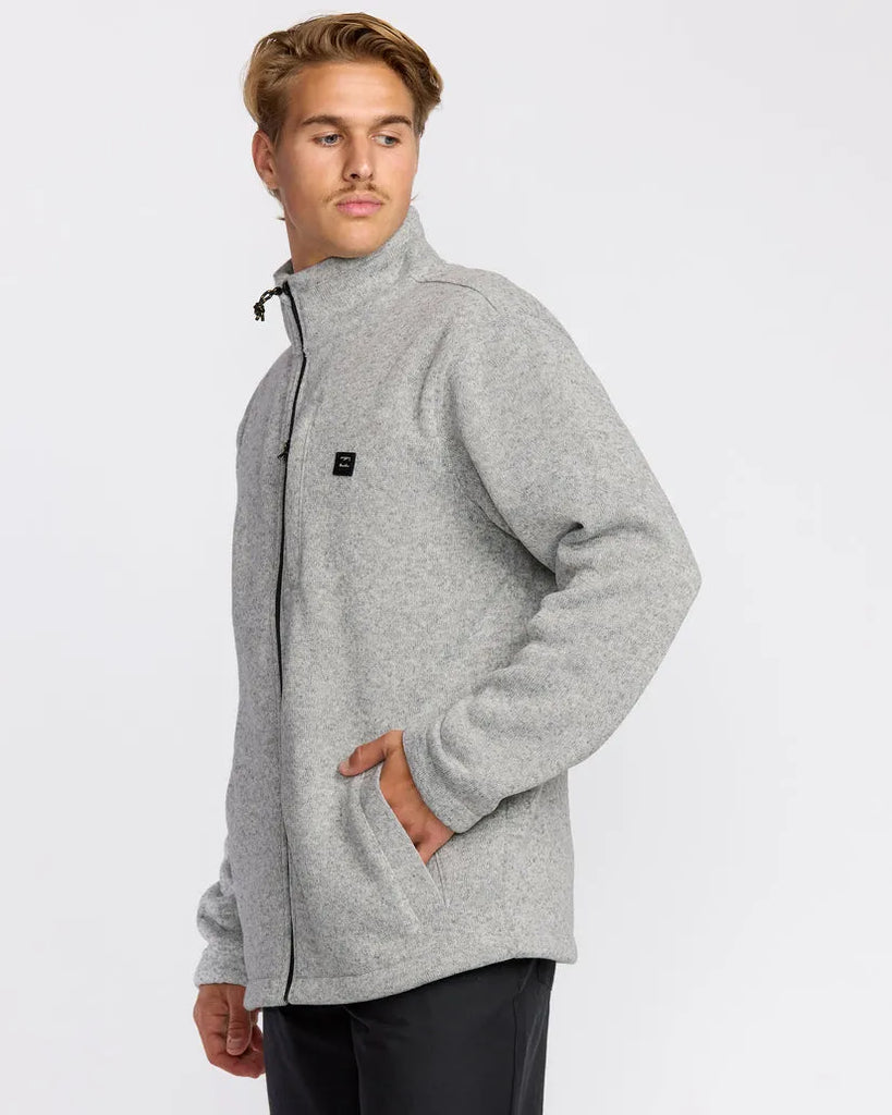 Billabong Mens Sweatshirt Boundary Mock Neck Zip