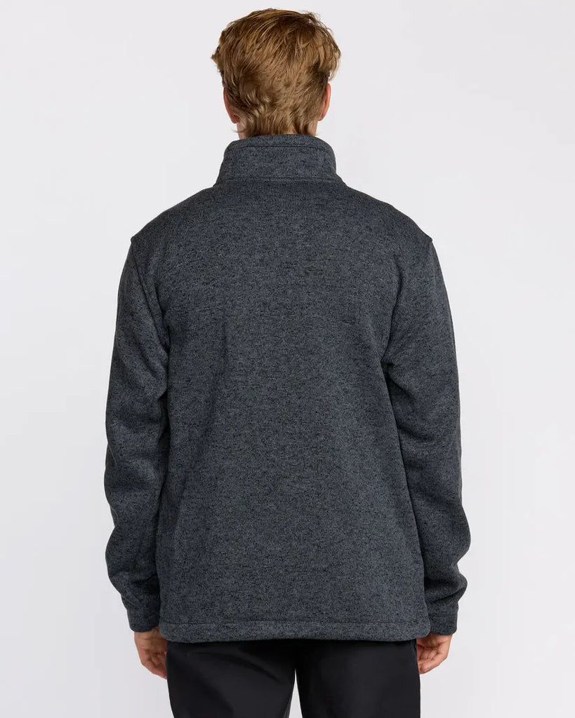 Billabong Mens Sweatshirt Boundary Mock Neck Zip