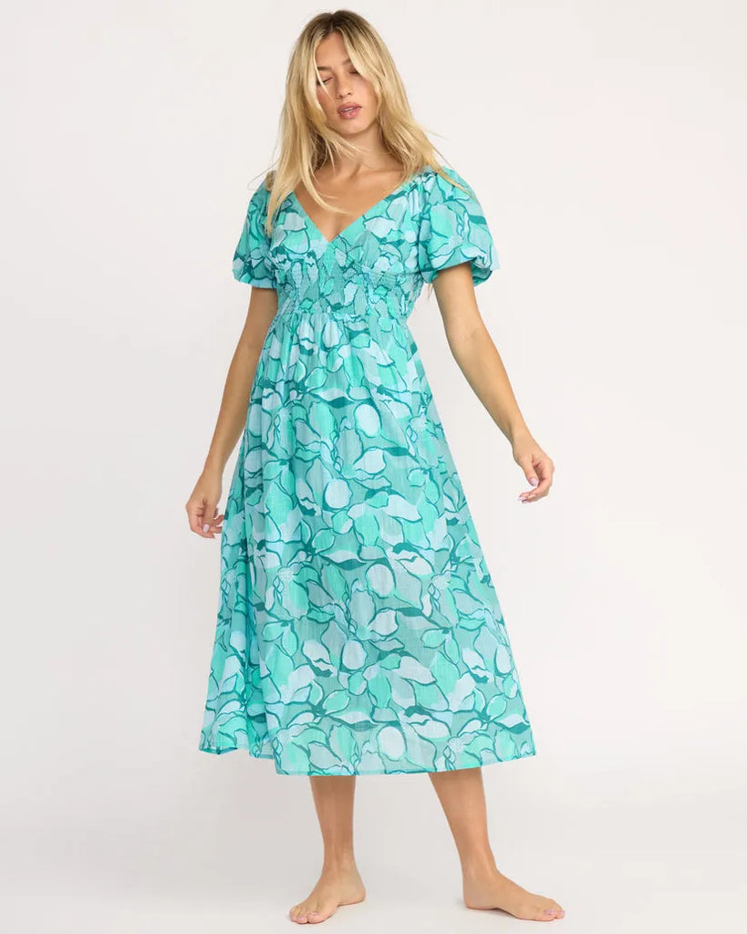 Billabong Womens Dress Go Coastal Midi