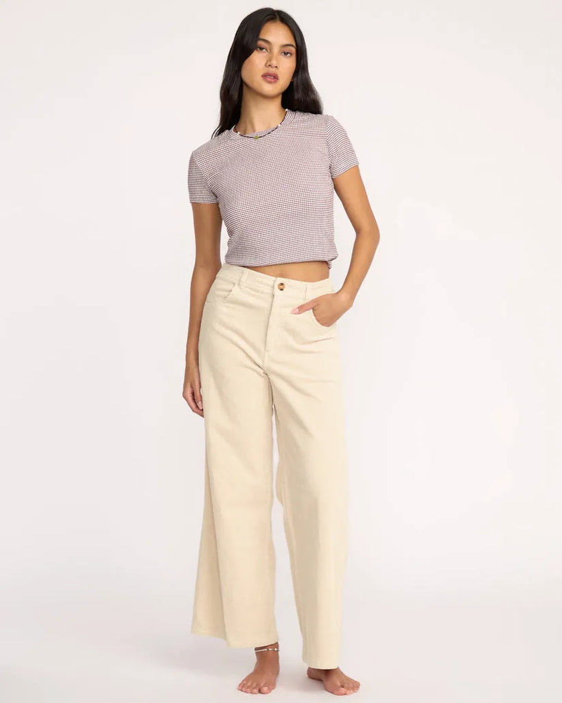 Billabong Womens Pants Free Fall High-Waist Cord