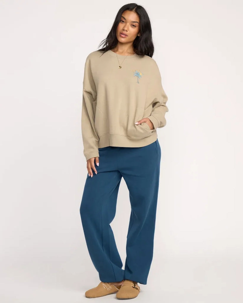 Billabong Womens Sweatshirt Palmin Camp Crewneck
