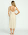 Billabong Womens Dress Eyelet Sun Midi Dress Beach Coverup