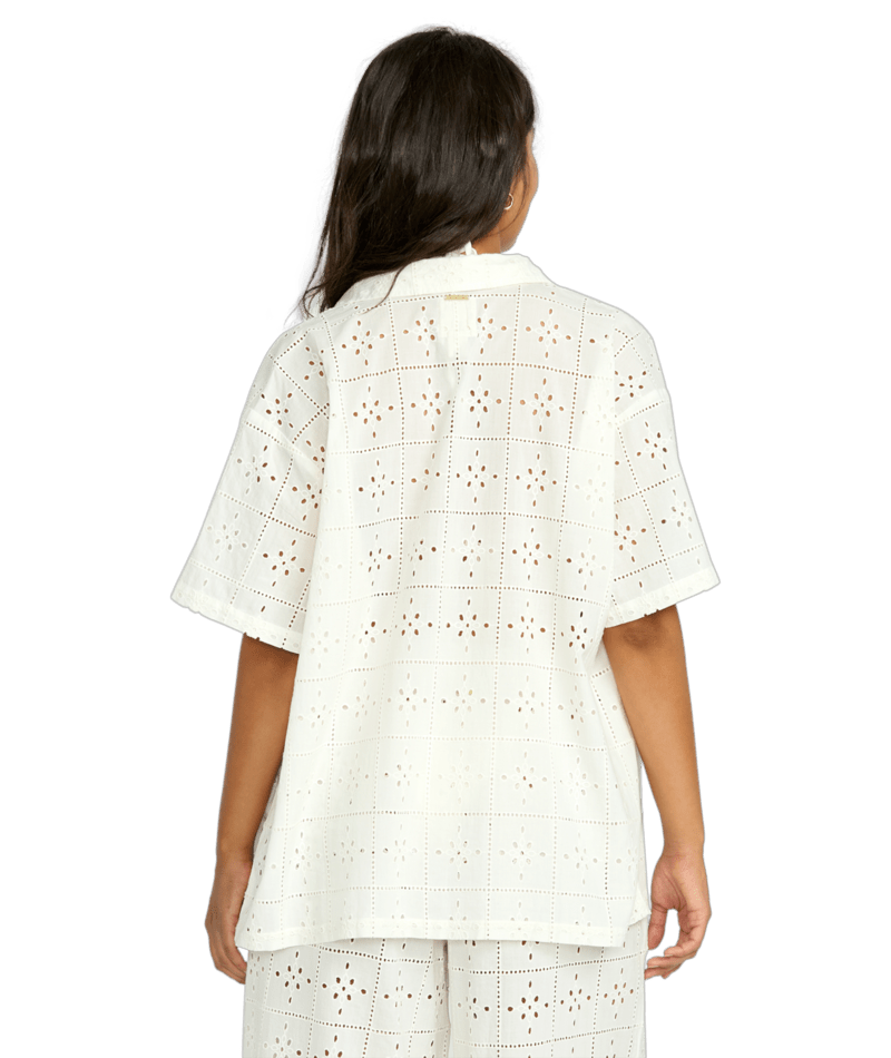 Billabong Womens Shirt Eyelet Crush SS Woven