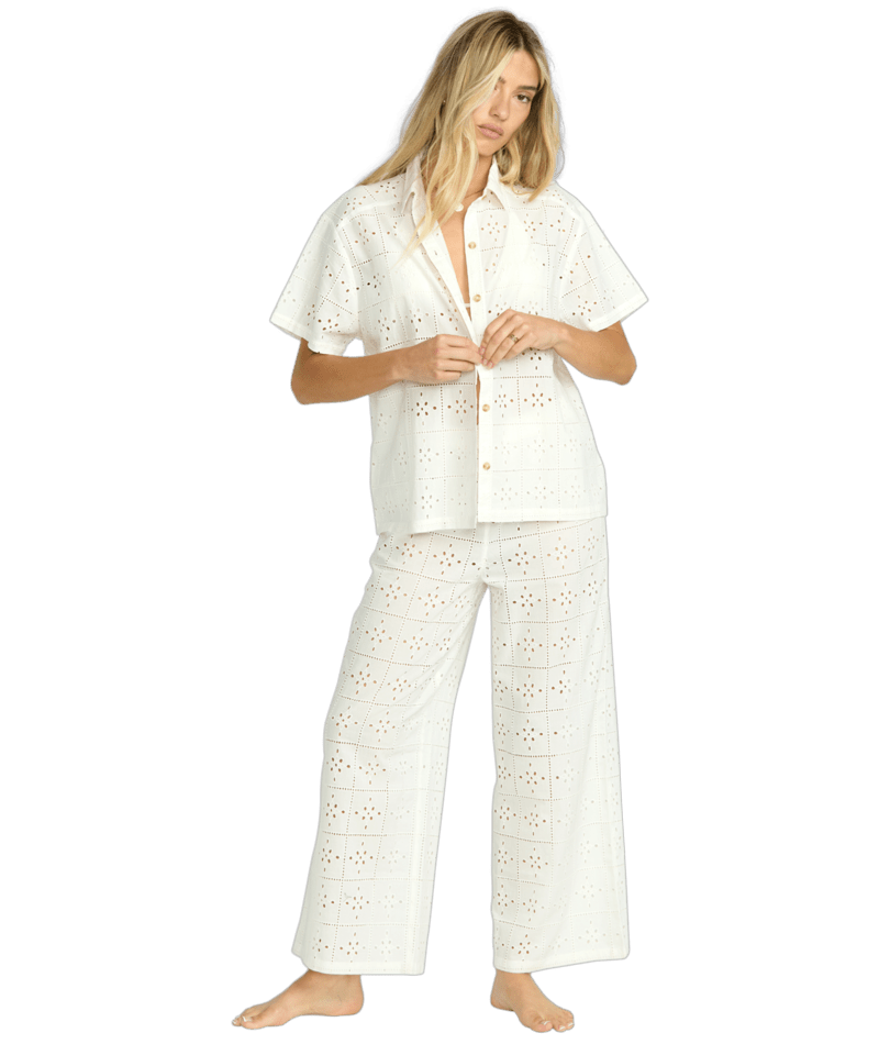 Billabong Womens Shirt Eyelet Crush SS Woven