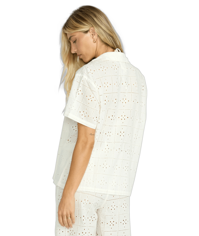Billabong Womens Shirt Eyelet Crush SS Woven