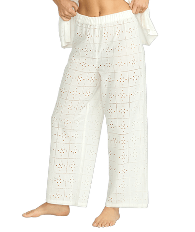 Billabong Womens Pants Eyelet Crush Elastic
