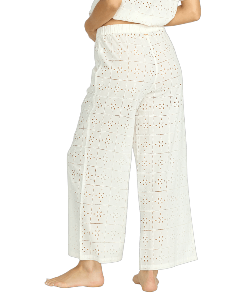 Billabong Womens Pants Eyelet Crush Elastic