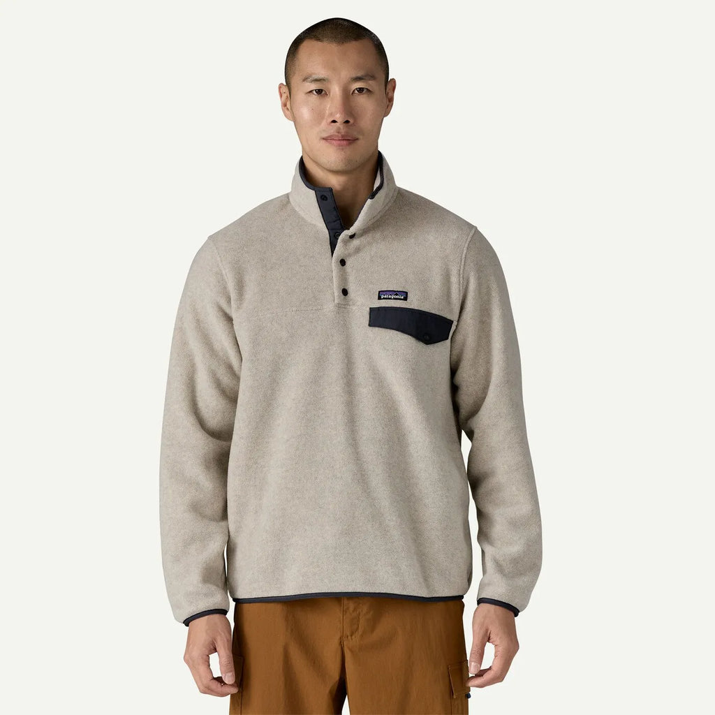 Patagonia Mens Sweatshirt Lightweight Synchilla Snap-T Fleece Pullover