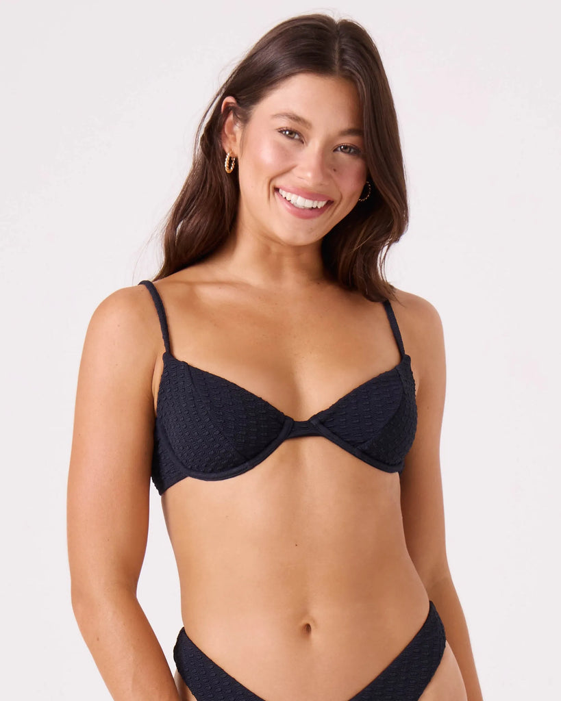 Roxy Womens Bikini Top Haleiwa Demi Underwire