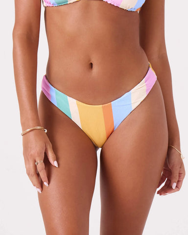 Roxy Womens Bikini Bottoms Go My Way Reversible Scoop Cheeky