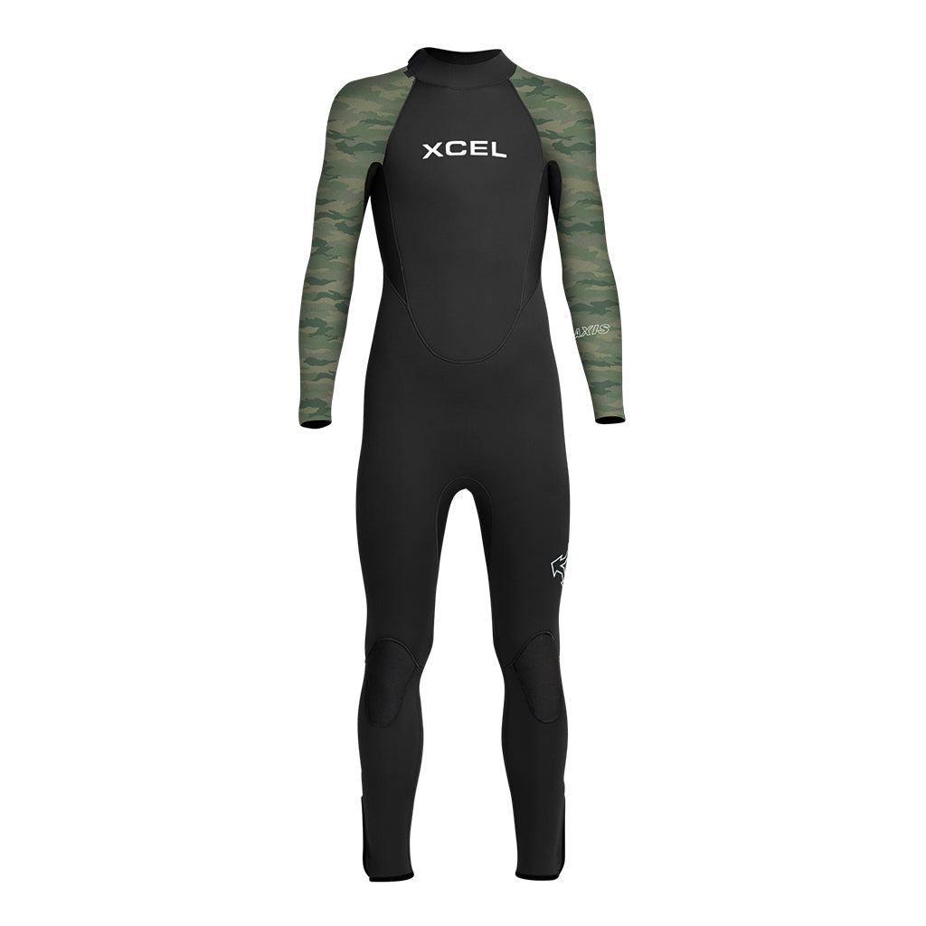 Xcel Kids' Axis Back Zip 4/3mm Full Wetsuit DS