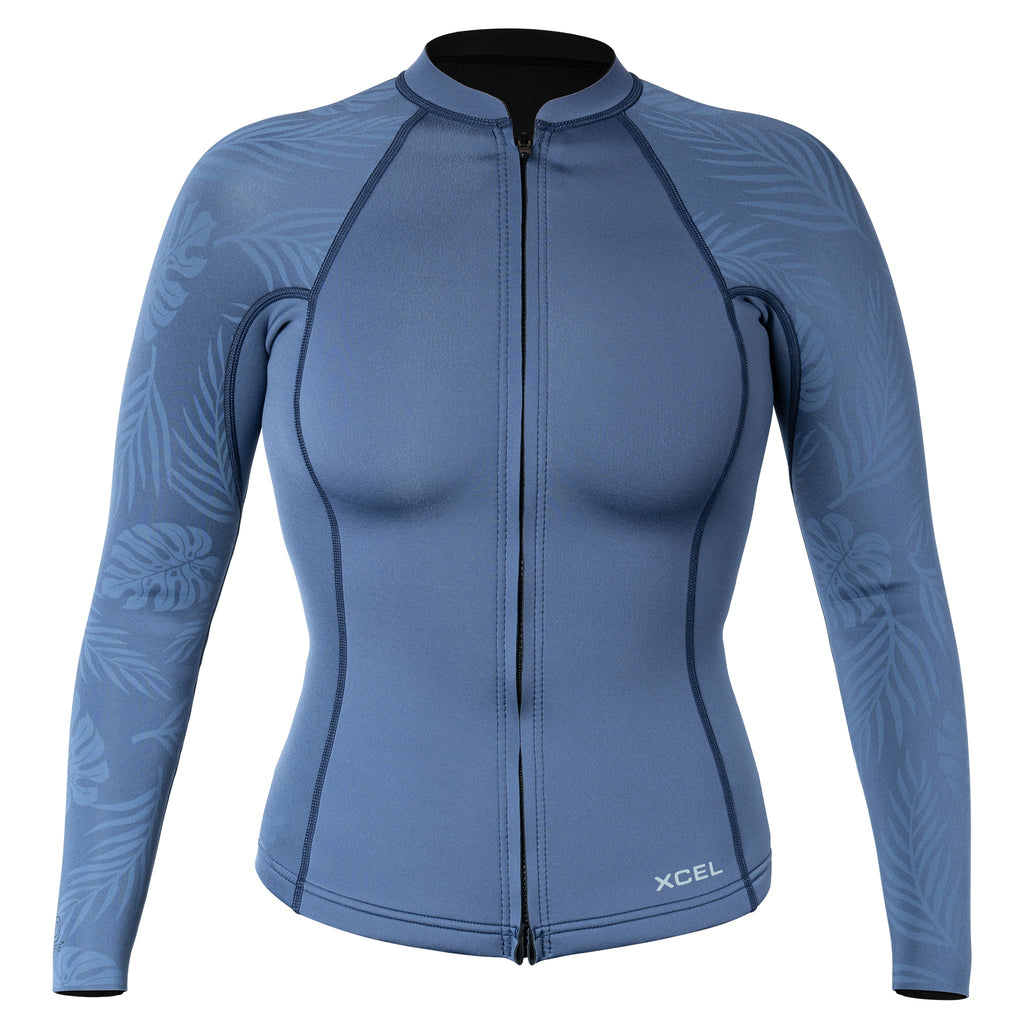 Xcel Women's Axis Long Sleeve Front Zip Jacket 1.5/1mm DS