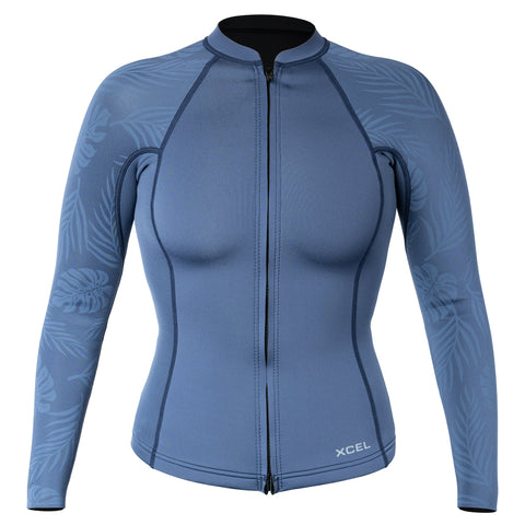 Xcel Women's Axis Long Sleeve Front Zip Jacket 1.5/1mm DS
