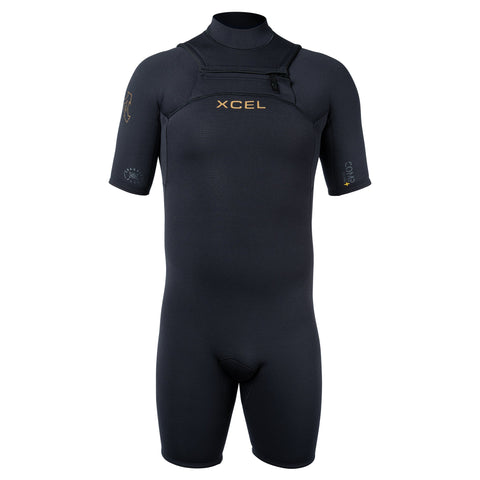 Xcel Men's Comp + Short Sleeve Spring Wetsuit 2/1.5mm DS