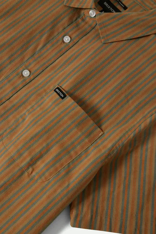 Brixton Mens Woven Charter Stripe