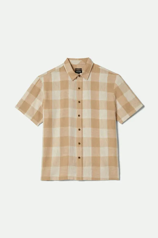 Brixton Mens Shirt Cru Linen Blend