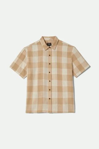 Brixton Mens Shirt Cru Linen Blend