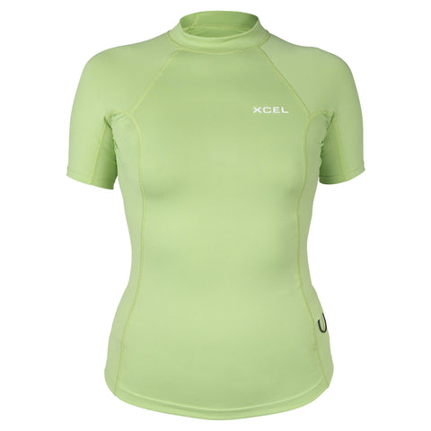 Xcel Women's Premium Stretch Short Sleeve Performance Fit UV Top DS