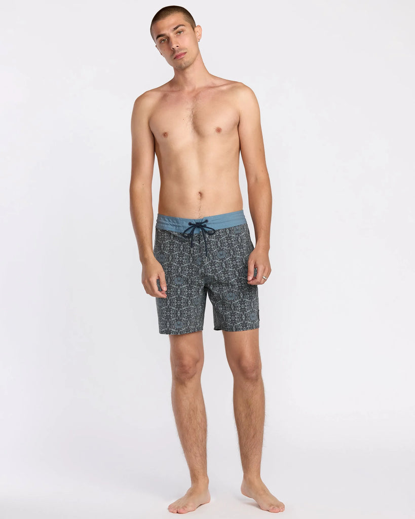 Volcom Mens Boardshorts Psych Cotton Stretch Stoney 17