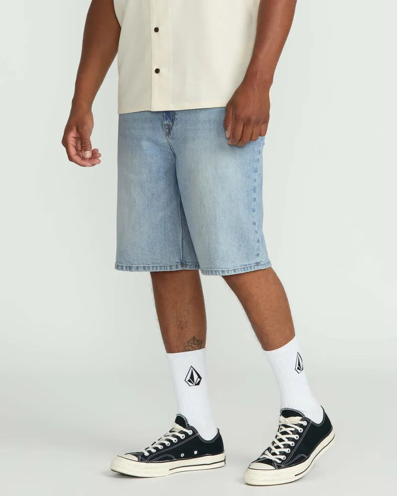 Volcom Mens Shorts Billow Denim