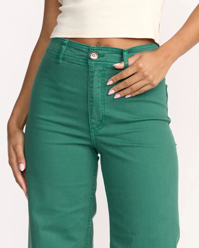 Billabong Womens Pants Free Fall High-Waist