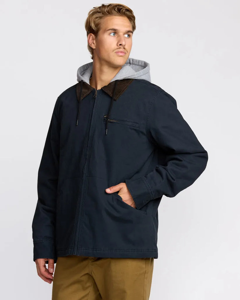 Billabong Mens Jacket Barlow Hooded