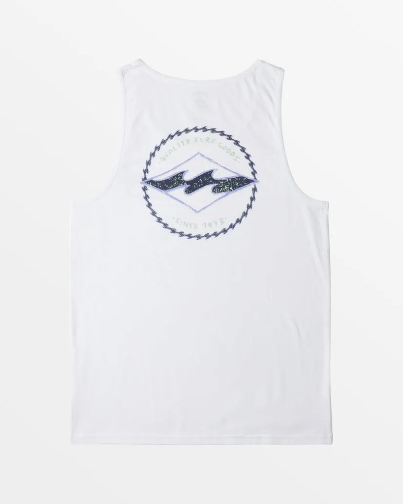 Billabong Mens Tank Top Rotor Diamond