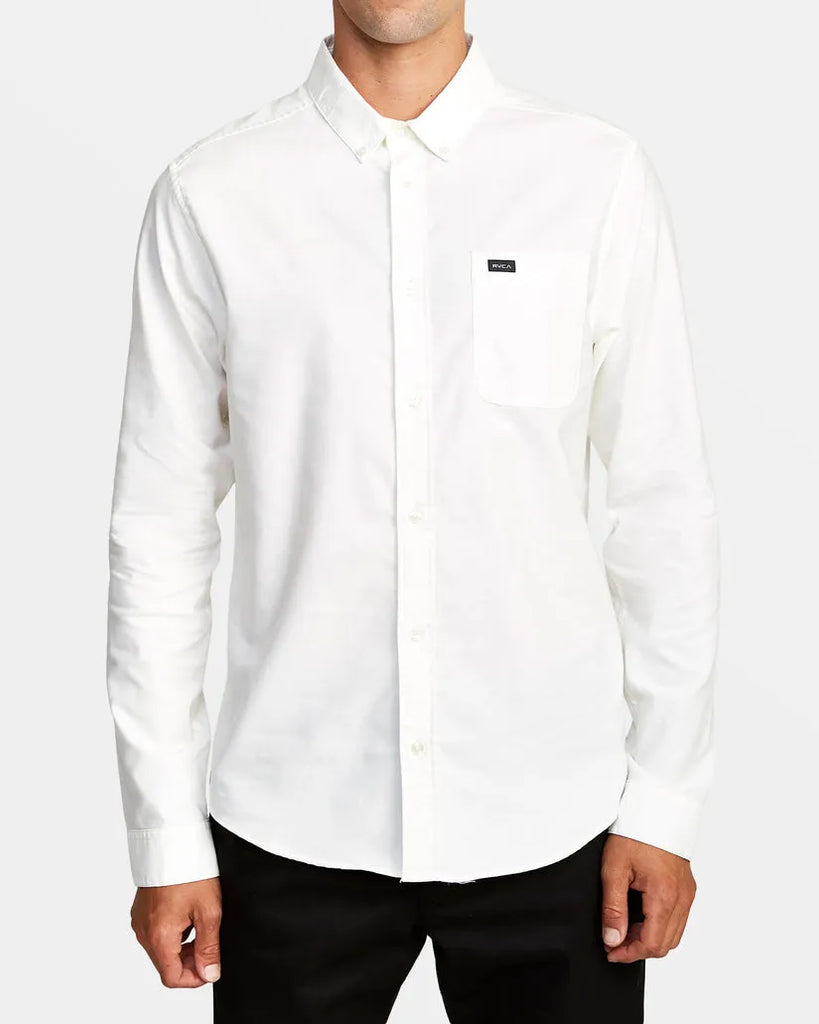 RVCA Mens Shirt That'll Do Long Sleeve