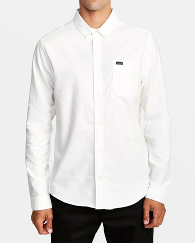 RVCA Mens Shirt That'll Do Long Sleeve