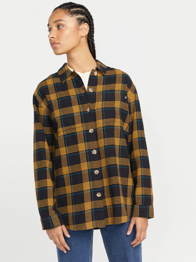 Volcom Womens Shirt Oversize Me