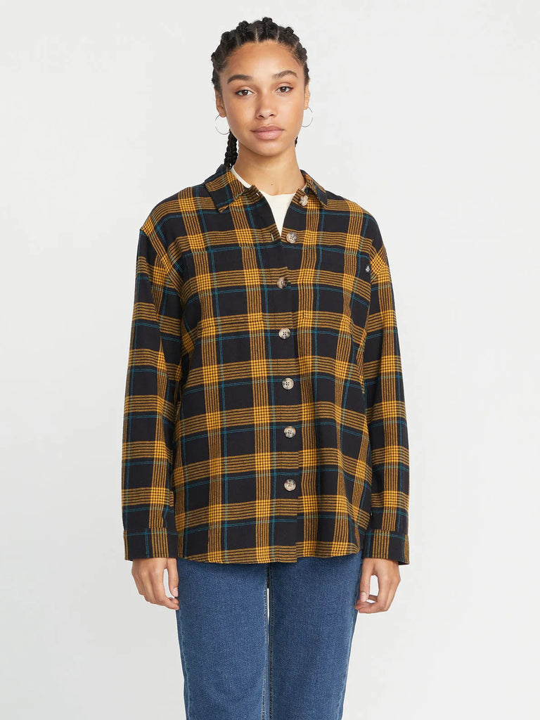 Volcom Womens Shirt Oversize Me