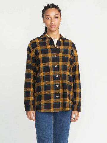 Volcom Womens Shirt Oversize Me