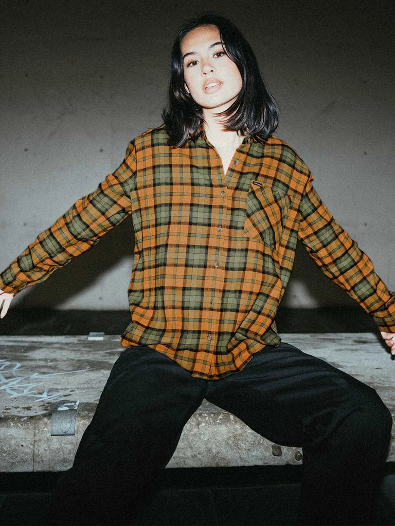 Volcom Womens Shirt Oversize Me