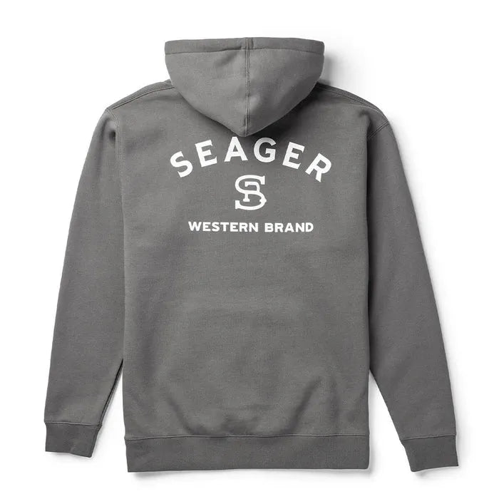 Seager Mens Sweatshirt Branded Mid-Weight Hoodie