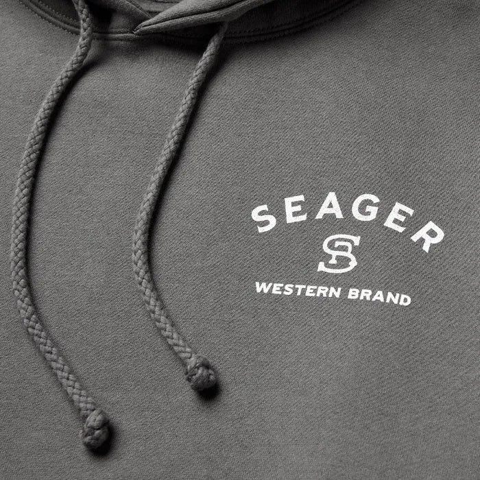 Seager Mens Sweatshirt Branded Mid-Weight Hoodie