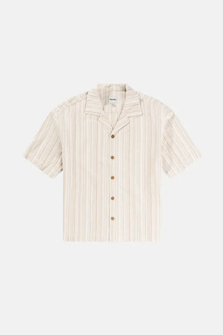Rhythm Mens Woven Benny Relaxed Stripe