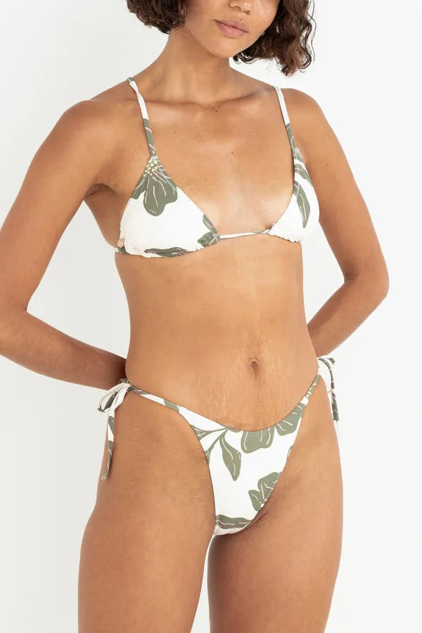 Rhythm Womens Bikini Bottoms Kia Floral Tie Side Hi Cut