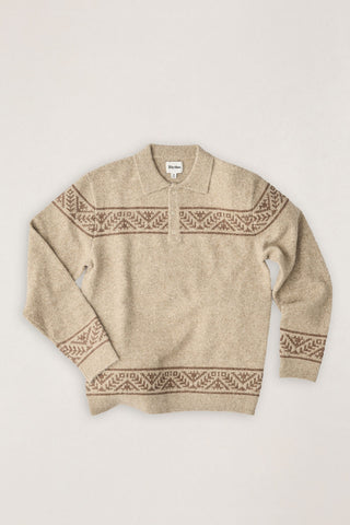 Rhythm Mens Shirt Longreach Jaquard Knit