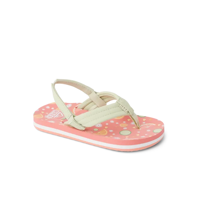 Reef Kids Sandals Little Ahi Citrus Fruit