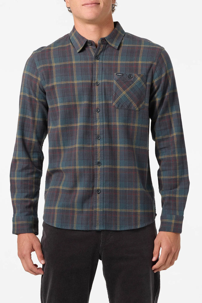 Oneill Mens Shirt Redmond Plaid Flannel