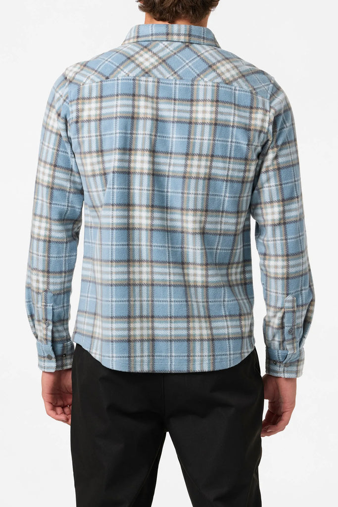 Oneill Mens Shirt Glacier Plaid Superfleece