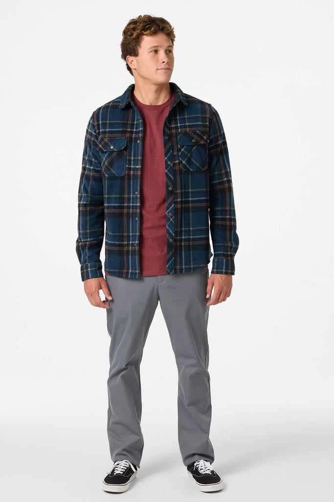 Oneill Mens Shirt Glacier Plaid Superfleece