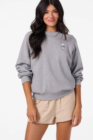 Oneill Womens Sweatshirt Boardwalk Crew Neck Fleece
