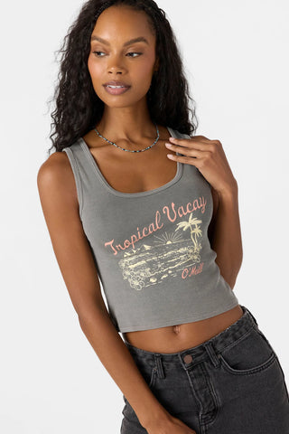 Oneill Womens Tank Top Tropical Vacay
