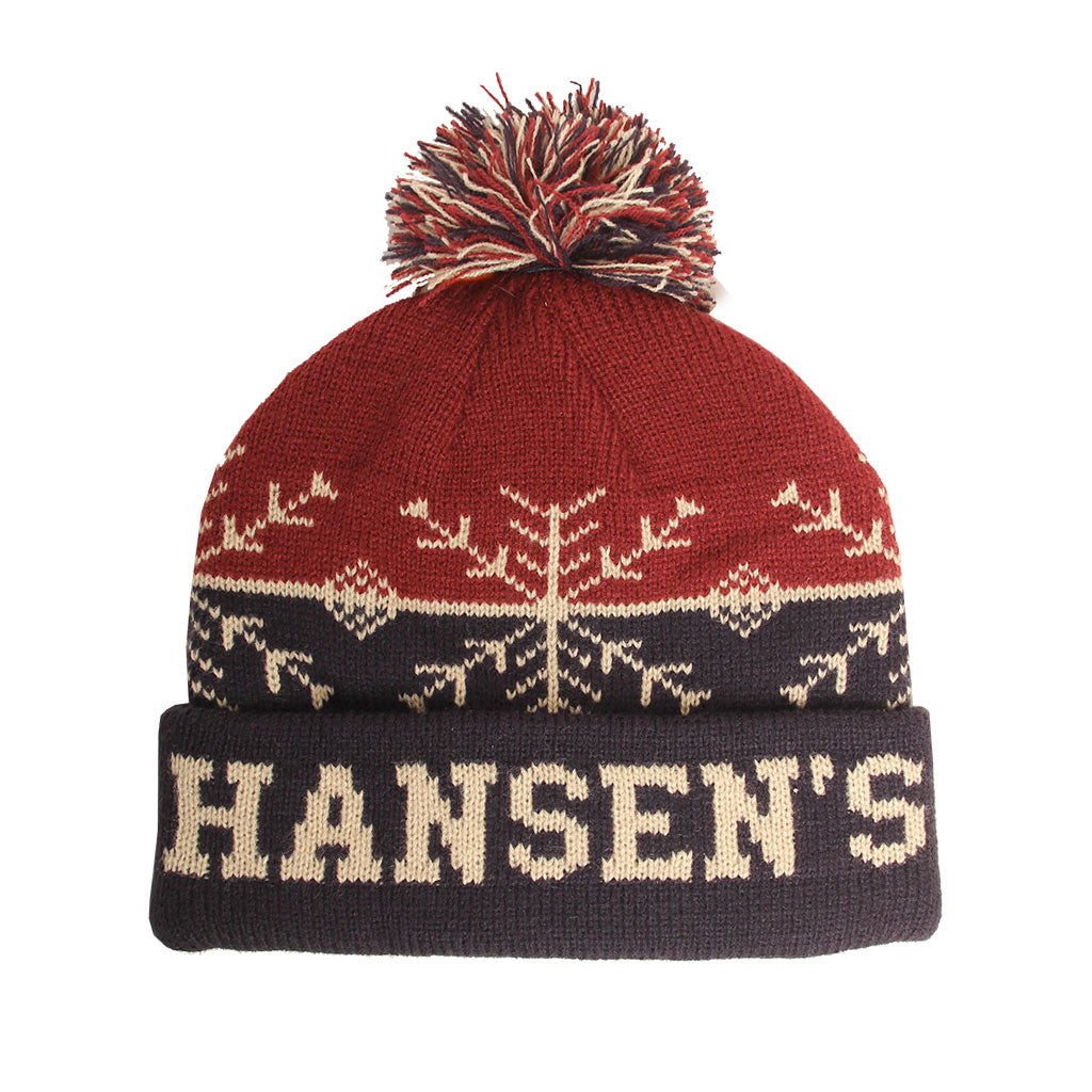 Hansen Beanie Hansen Snow Toboggan Vintage Cuffed Knit